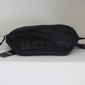 Hugo Boss Bumbag Pixel Belt Bag Black New Tags Logo Boss
